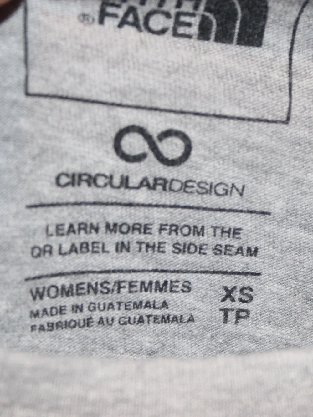 The North Face Circular Design Half Dome Tee - Heather Grey - XS - Picture 6 of 9